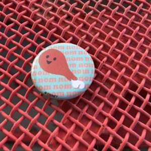 Disney Chicken Leg Drumstick Om Nom Nom Button Pin